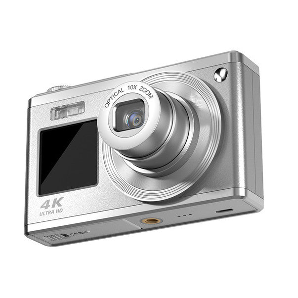 PULSE DC60 SLVR 10x Optical Zoom, 8MP, 2.8 inch LCD, 4K Digital Compact Camera