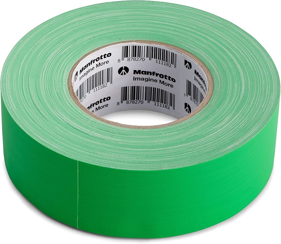 Manfrotto LL LB7966 Gaffer Tape 50mm x 50m Chroma Key Green