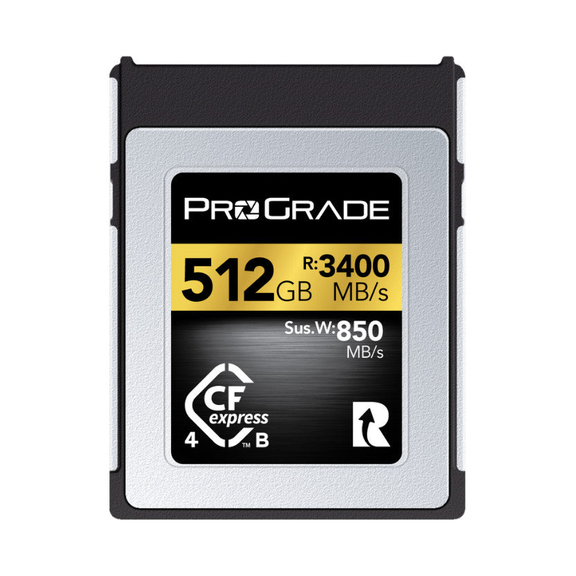 ProGrade 512GB CFexpress Type B 4.0 Gold Memory Card
