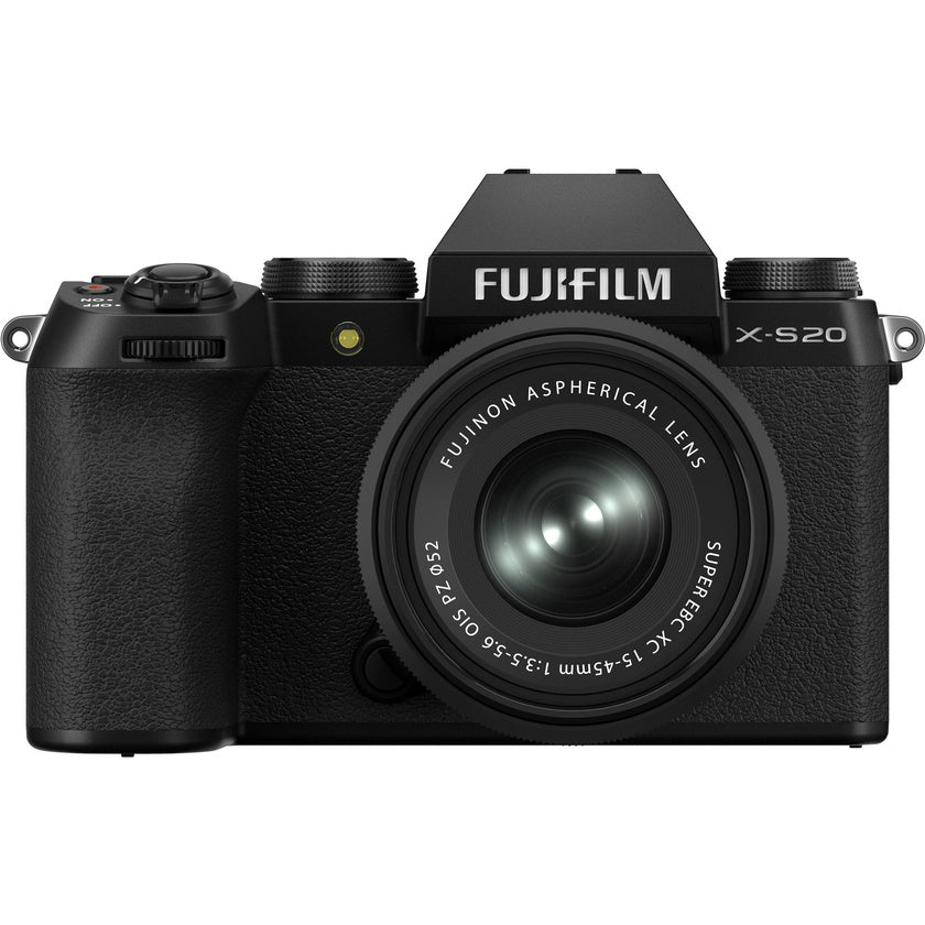 Fujifilm X-S20 Mirrorless Camera with XC 15-45mm f/3.5-5.6 OIS PZ Lens Kit