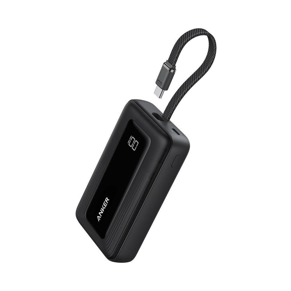 Anker 10000mAh 30W USB-C Power Bank with Built-In Cable
