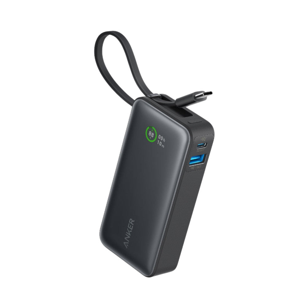 Anker 10000mAh 30W USB-C Power Bank with Built-In Cable