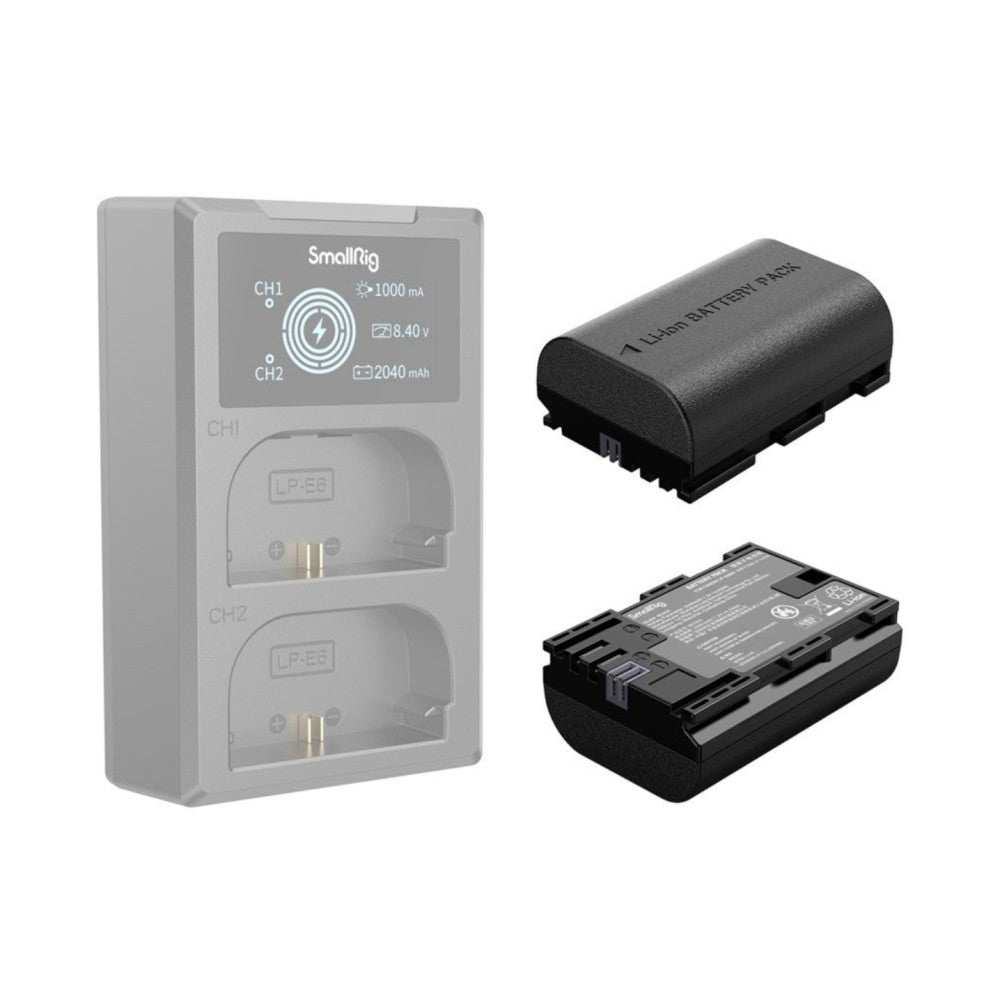 SmallRIG LP-E6NH Battery and Charger Kit for Canon Cameras