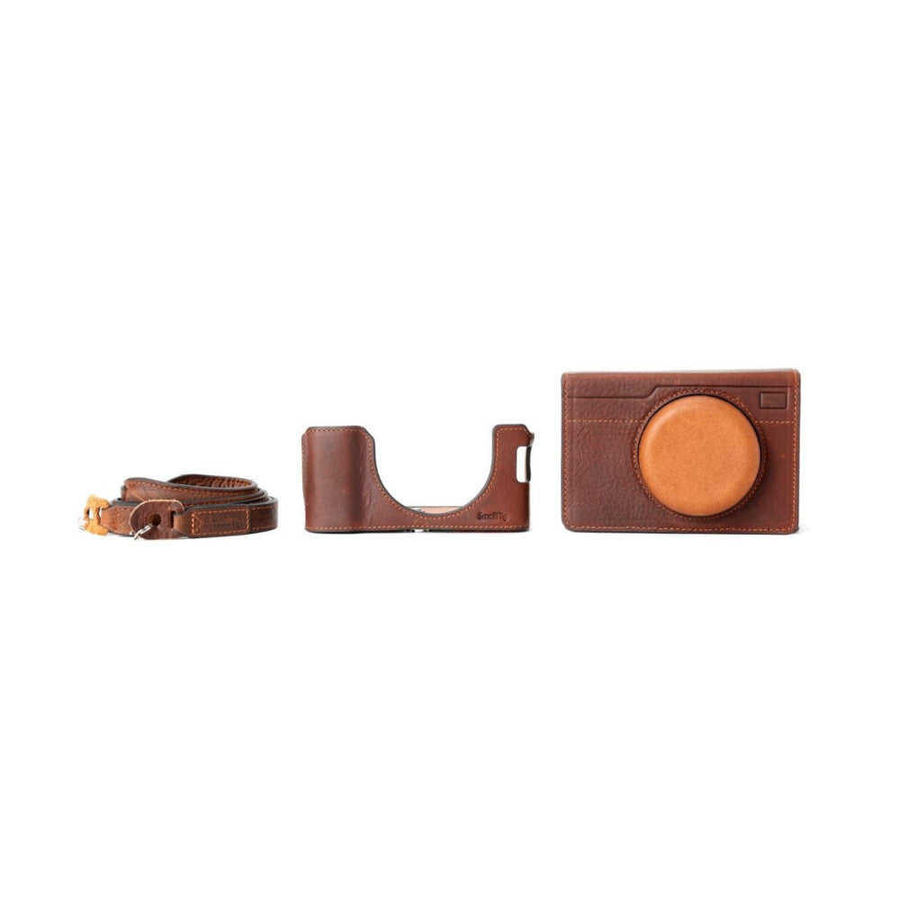SmallRig 4558 Leather Case Tan with Strap for Fujifilm X100VI