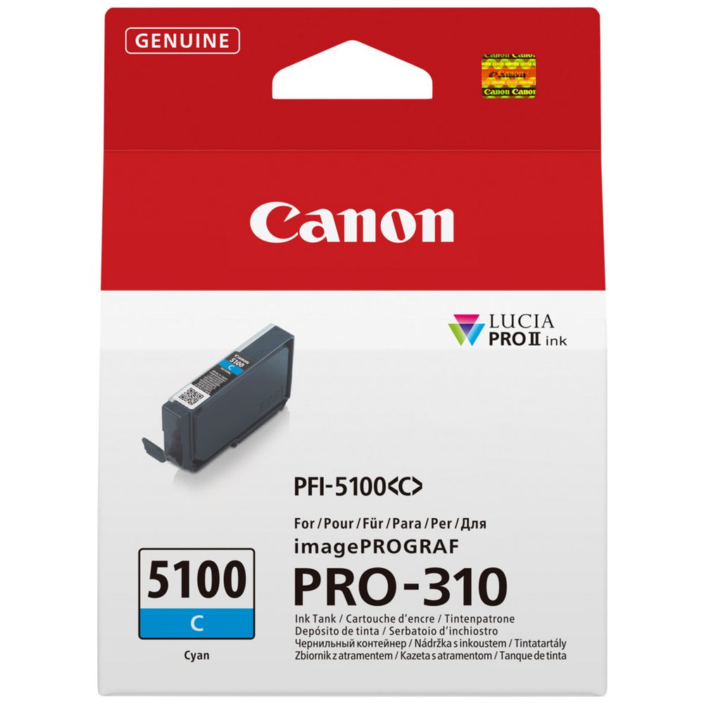 Canon PFI-5100 C Cyan Ink Tank