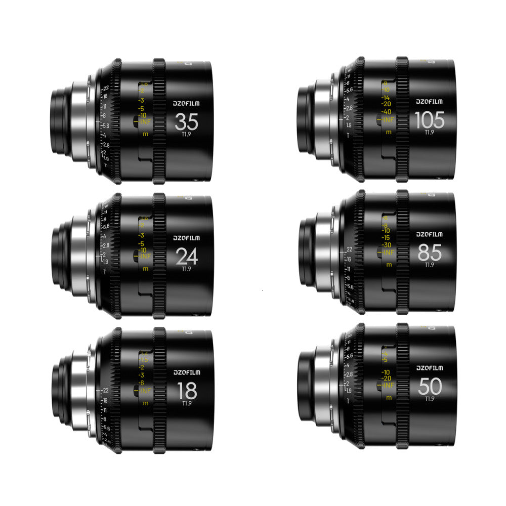 DZOFILM Vespid Prime 2 T1.9 6-Lens Kit PL Mount
