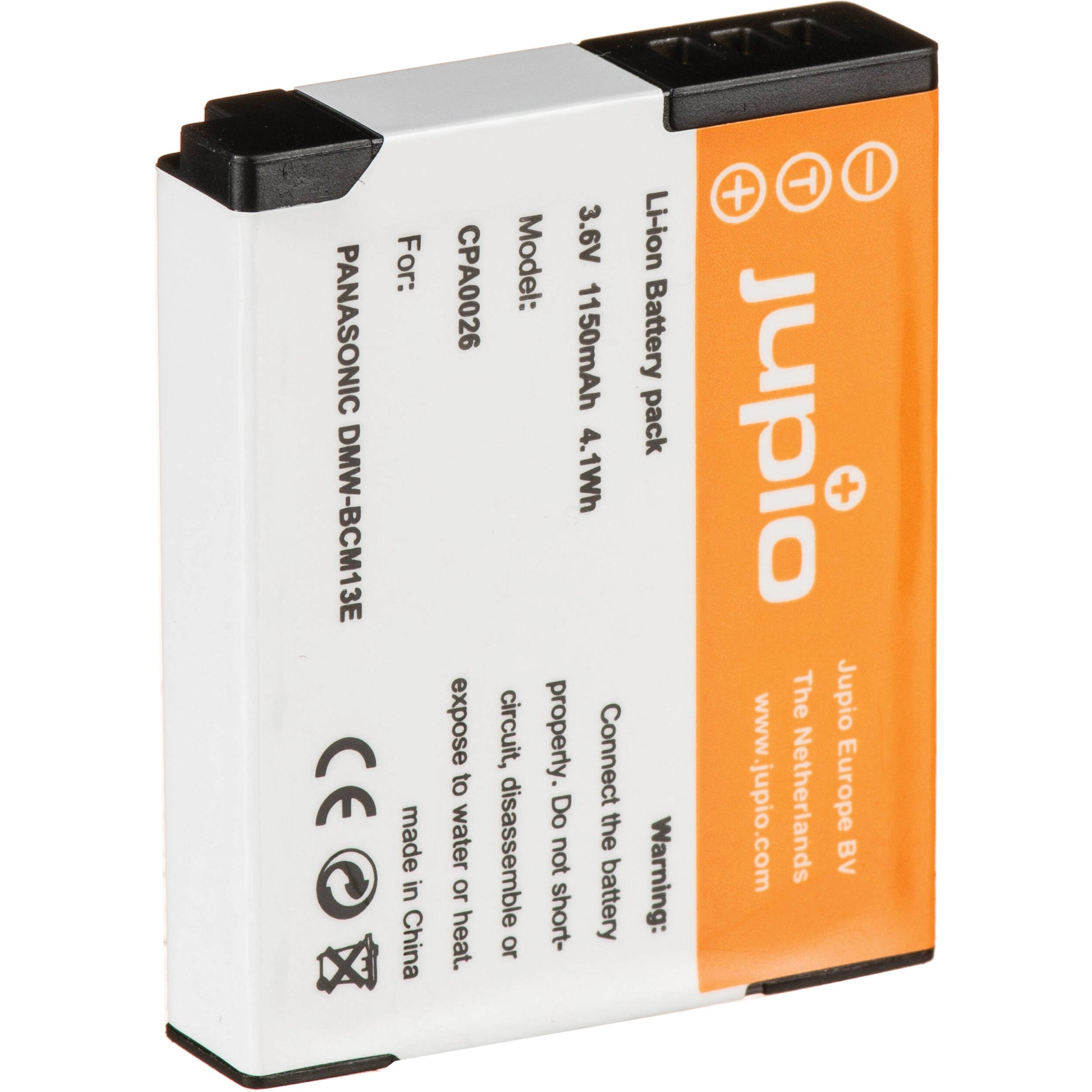 JUPIO Panasonic DMW-BCM13E Lithium-Ion Battery