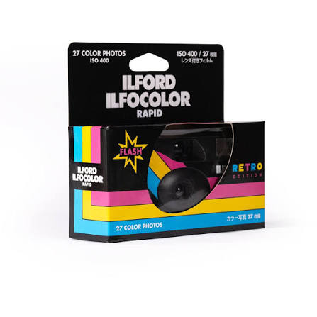 Ilford Ilfocolor Rapid Retro Single-Use Camera 5-Pack