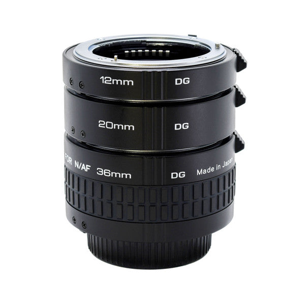 Kenko DG Extension Tube Set for Nikon F (12mm/20mm/36mm)