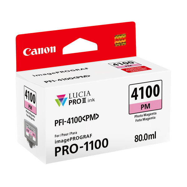 Canon PFI-4100 PM Photo Magenta Ink Cartridge For imagePROGRAF PRO-1100