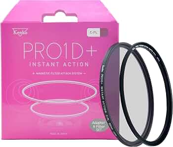 Kenko PRO1D+ Instant Action Variable ND + CPL Magnetic Filter Set 62mm