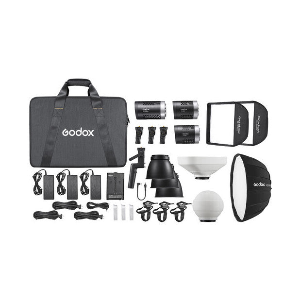 Godox ML-Kit 2 - ML60Bi & ML30Bi Bi-Color LED 3-Light Kit