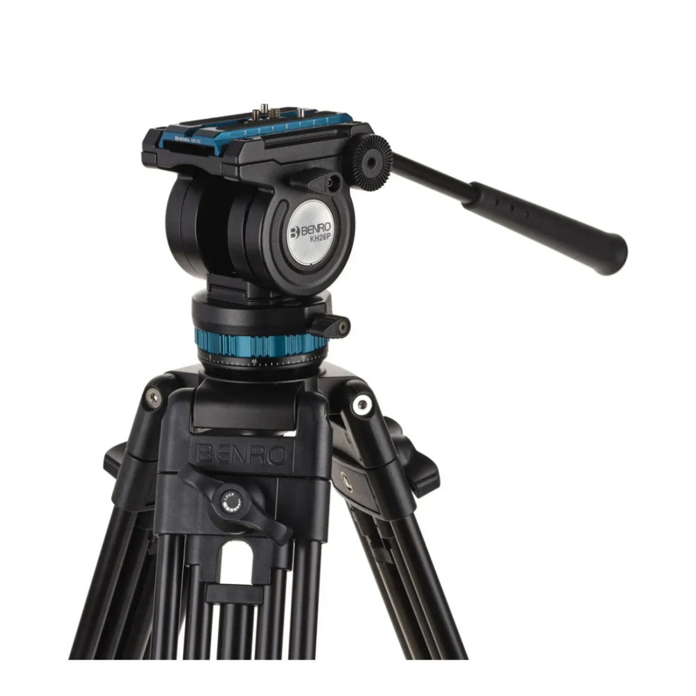 Benro KH26PC Video Tripod with Fluid Head - 15kg Payload