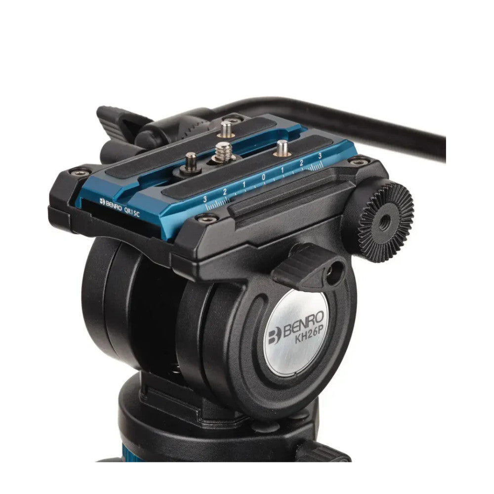 Benro KH26PC Video Tripod with Fluid Head - 15kg Payload