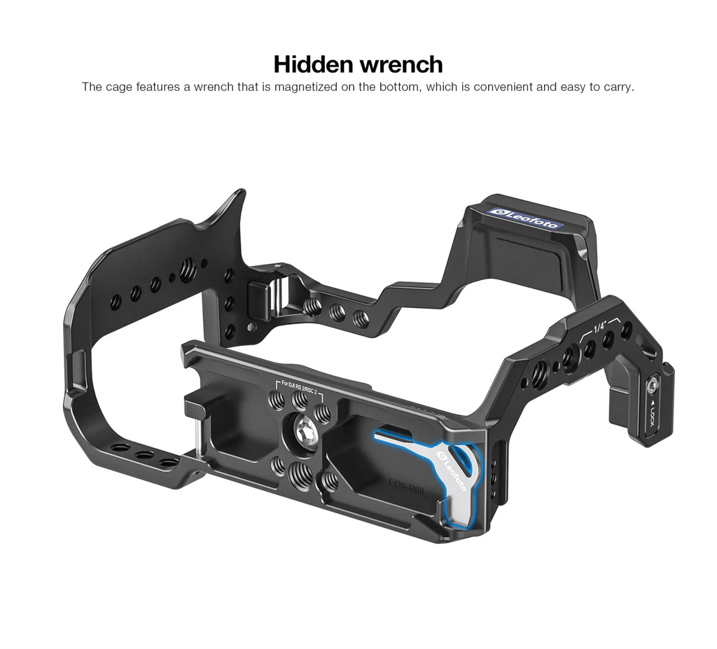 Leofoto EOS-R6II Camera Cage for Canon EOS R6 Mark II