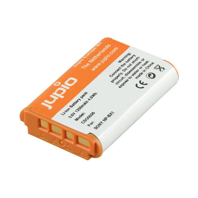 JUPIO Sony NP-BX1 3.6V 1250mAh Lithium-Ion Battery