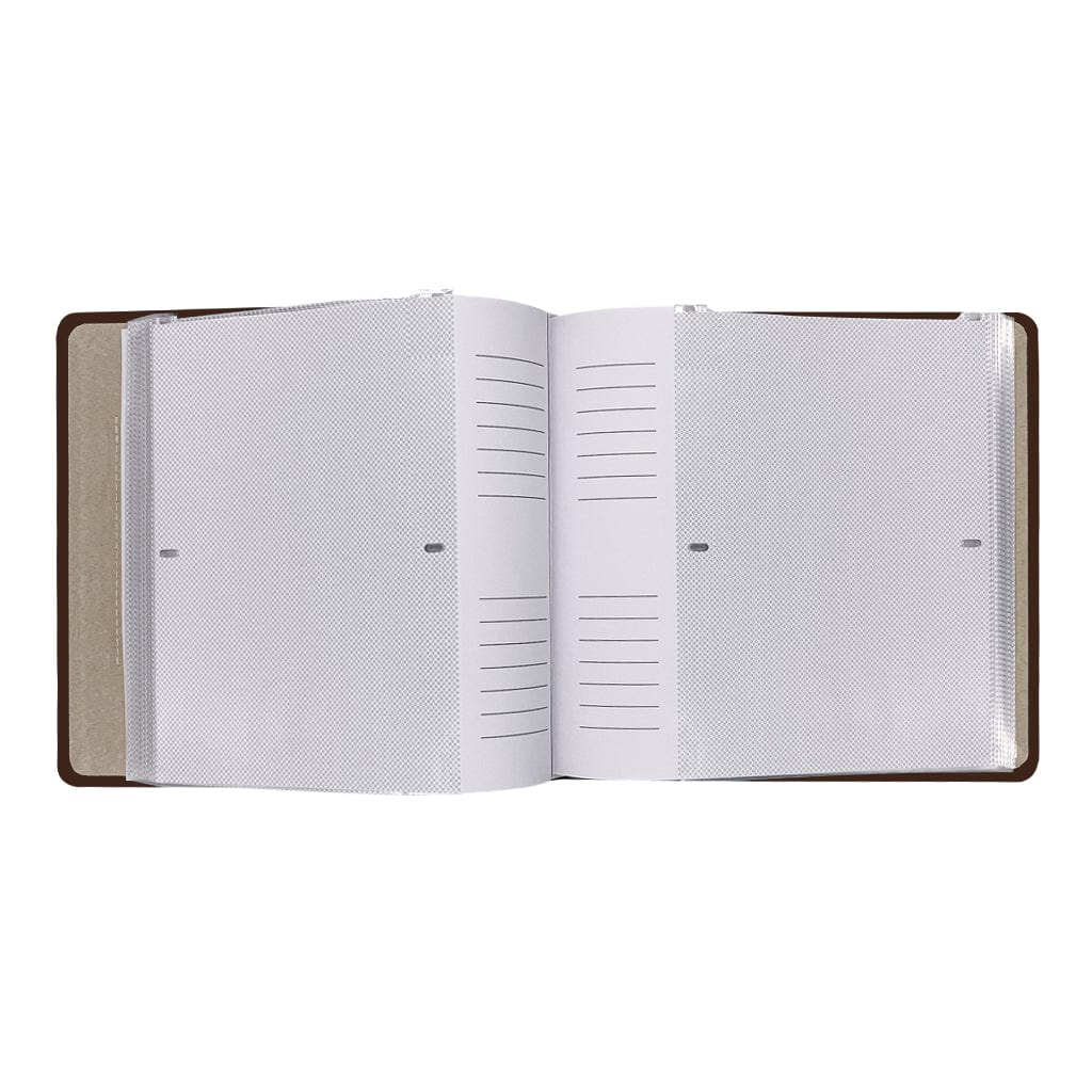 Profile Prestige Leather Brown Slip-in Photo Album - 200 photos