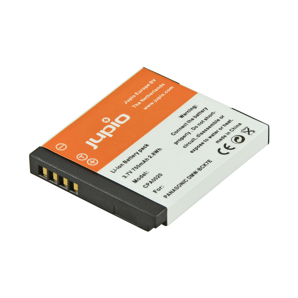 JUPIO Panasonic DMW-BCK7E 3.7V 750mAh Lithium-Ion Battery