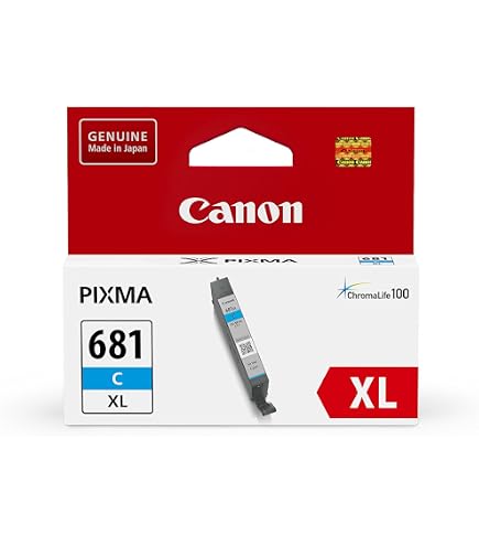 Canon CLI681XXLC Cyan Extra High Yield Ink Cartridge
