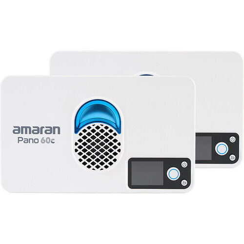 Amaran Pano 60C RGB LED 2 Light Kit with Stands - White