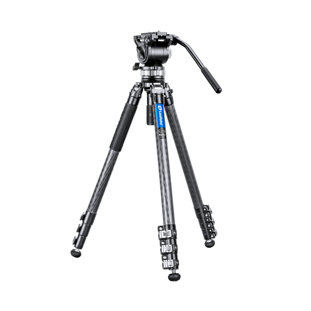 Leofoto LVM-324C Manba 4-Section Carbon Fibre Tripod with BV-15 Fluid Head