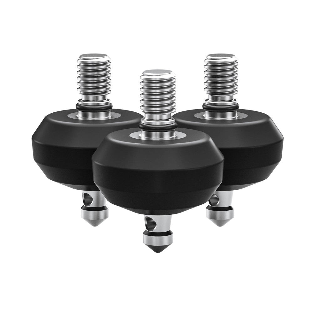Leofoto TFV Tripod Rubber Feet with Retractable Spikes for 3/8" Threaded Legs