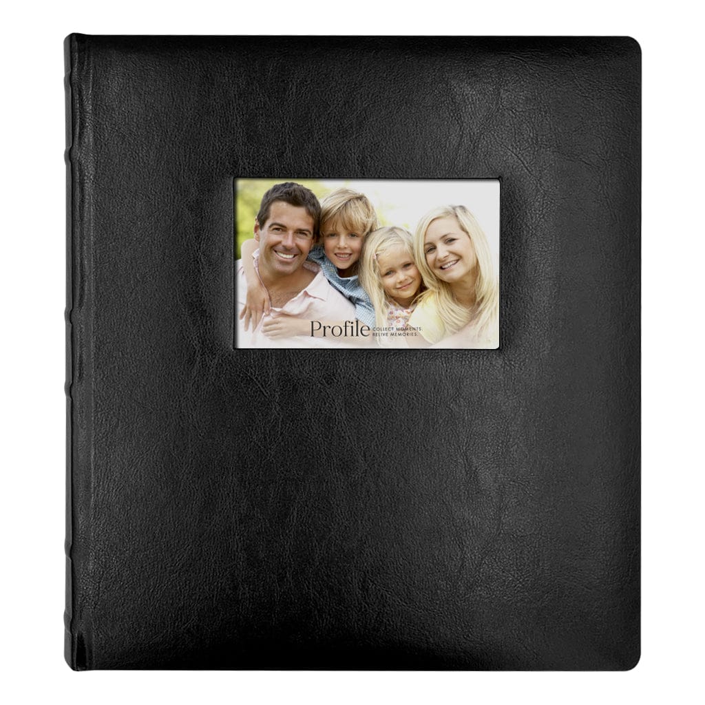 Profile Prestige Leather Black Slip-in Photo Album - 500 photos