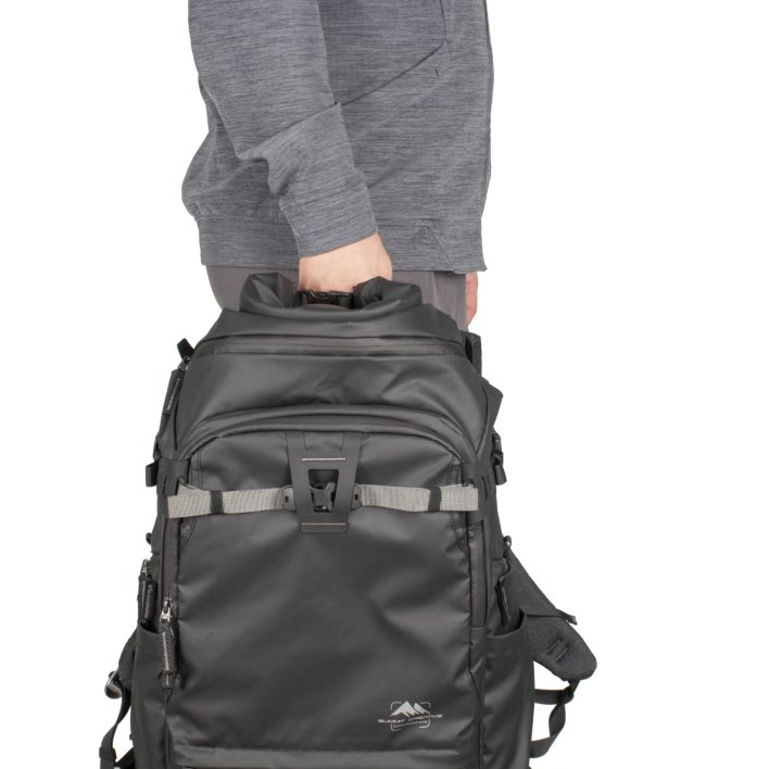 Summit Creative Large Rolltop Camera Backpack Tenzing 40L - Black