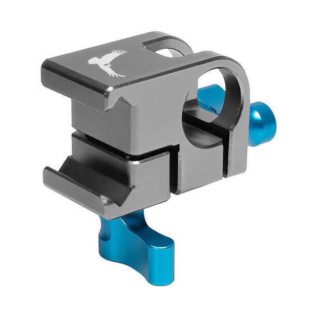 Kondor Blue 15mm Rod Parallel NATO Clamp (Space Grey)
