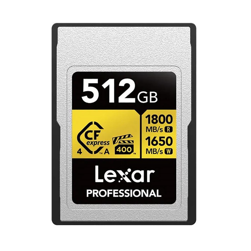 Lexar Professional GOLD 512GB CFexpress 4.0 Type A Memory Card
