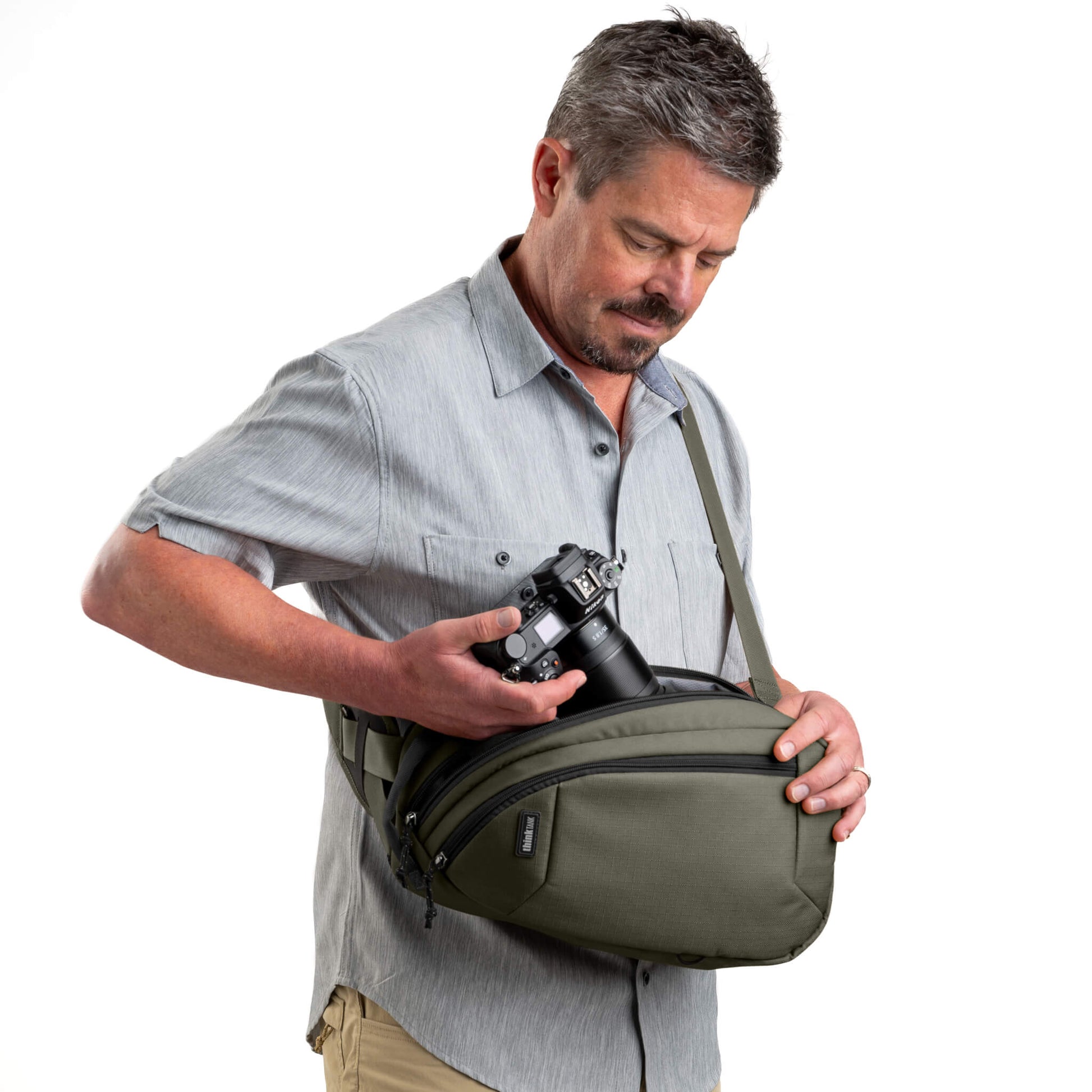 Think Tank Turnstyle Reimage 8L Sling Bag - Green