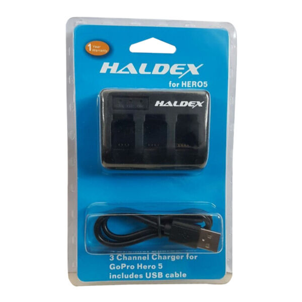 Haldex Triple Battery Charger for GoPro Hero 5/6/7