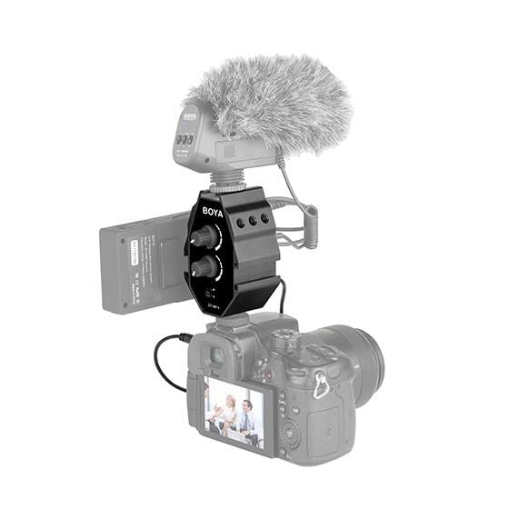 Boya BY-MP4 2-Channel Audio Adapter with 3.5mm Cables