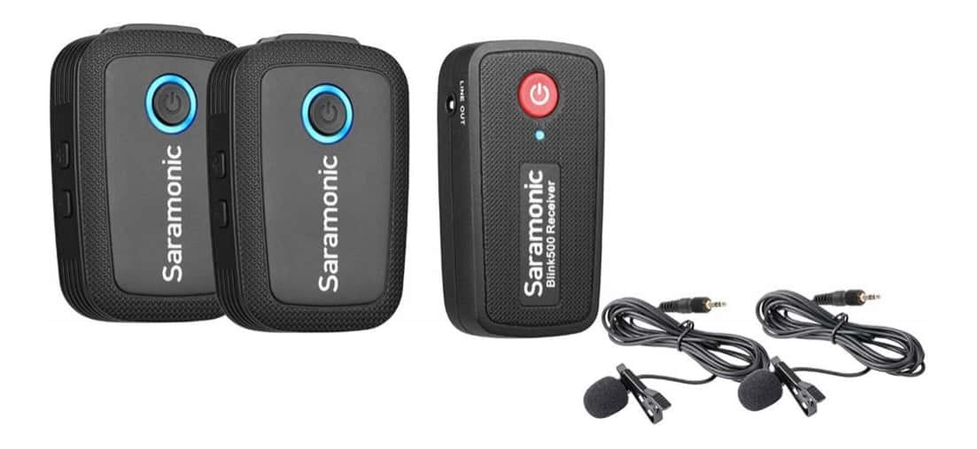 Saramonic Blink 500 B2 2-Person Wireless Microphone System with Lavaliers (TX+TX+RX)