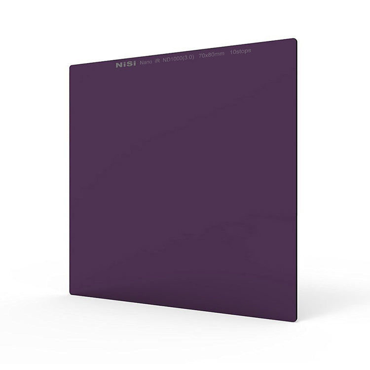 NiSi 70x80mm Nano IR Neutral Density Filter - ND1000 (3.0)