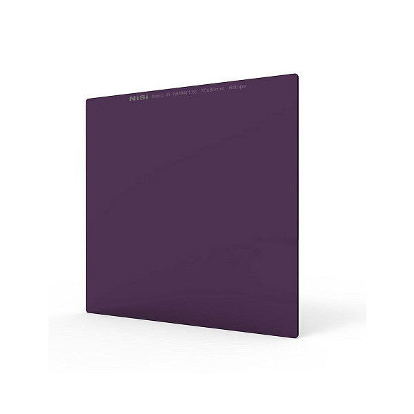 NiSi 70x80mm Nano IR Neutral Density Filter - ND64 (1.8) - 6 Stop