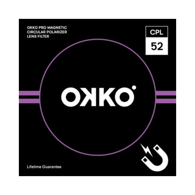 Okko 52mm Pro Magnetic CPL Circular Polarising Filter