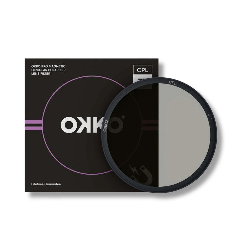 Okko 72mm Pro Magnetic CPL Circular Polarising Filter