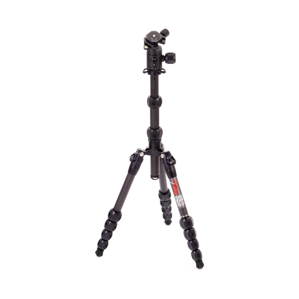 3 Legged Thing Legends Ray Carbon Fibre Tripod Kit with AirHed VU Ball Head - Dark