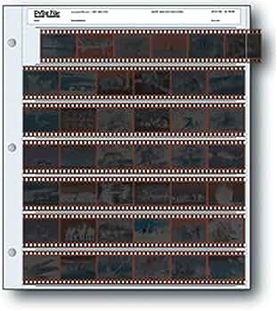 Print File 35mm Negative x25 Archival Pages - 7 Strips of 5 Frames