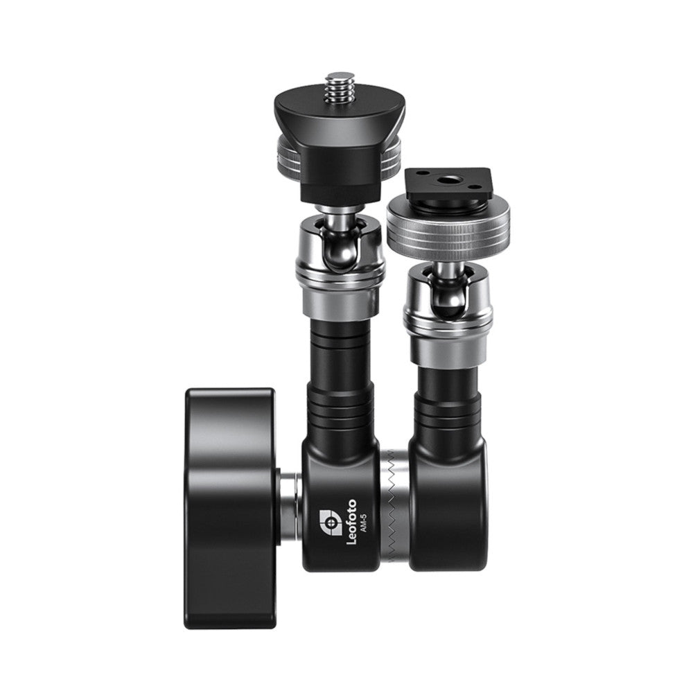Leofoto AM-5 Magic Arm with 1/4" Thread and Cold Shoe