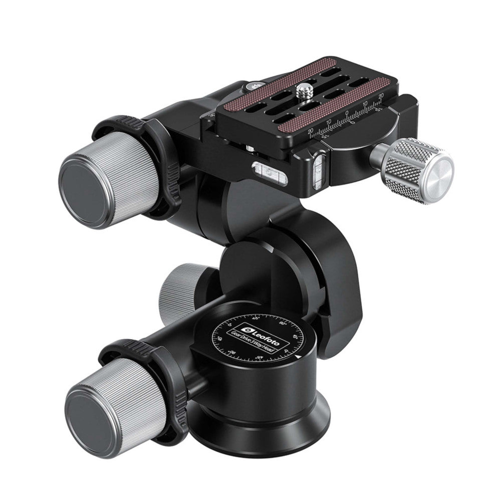 Leofoto GW-01 Pan and Tilt 3-Way Geared Head