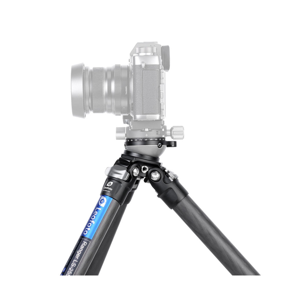 Leofoto LS-255CEX Ranger Levelling Base Series 5 Section Carbon Fibre Tripod