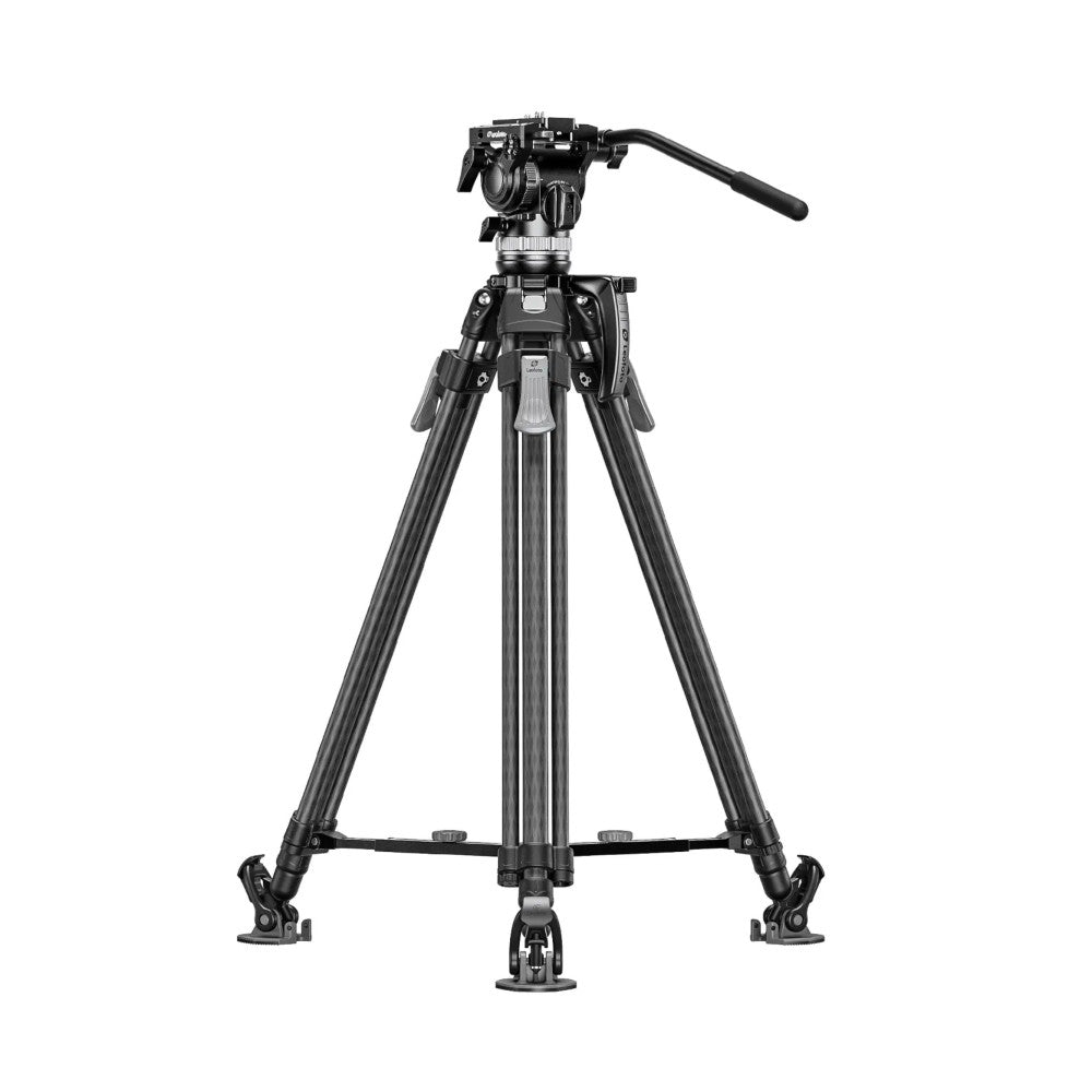 Leofoto LVF-143C Professional Carbon Fibre Video Tripod with FH-5L Fluid Video Head