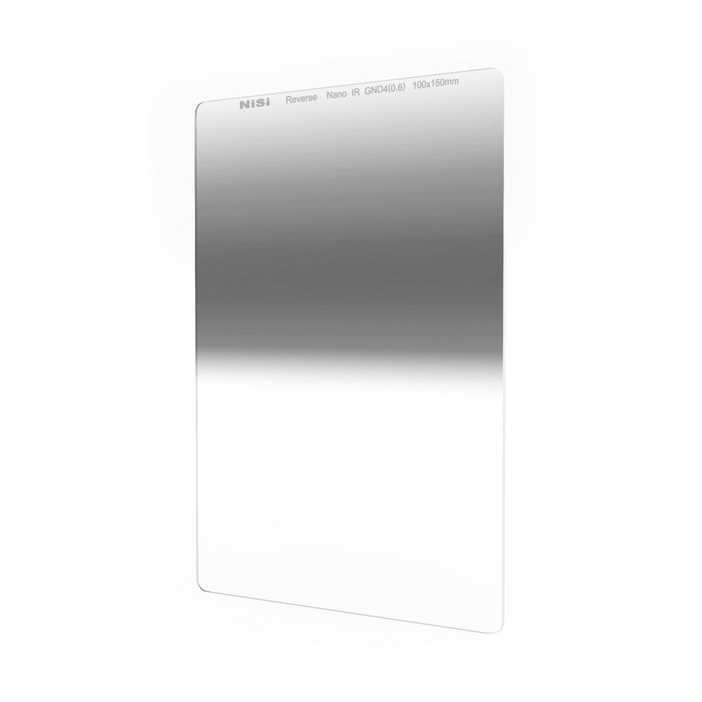 NiSi 100x150mm Reverse Nano IR Graduated Neutral Density Filter - ND4 (0.6) - 2 Stop
