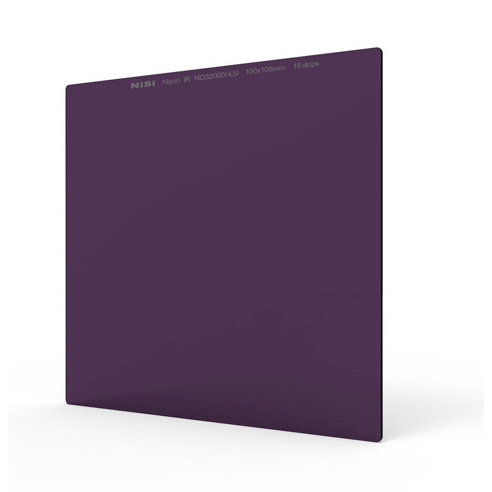 Nisi 100x100mm Nano IR Neutral Density Filter ND32000 (4.5) - 15 Stop