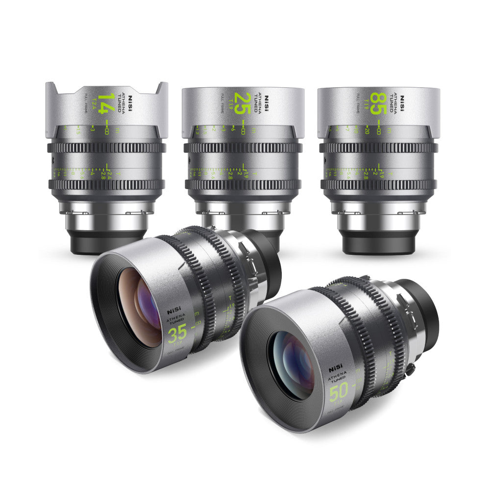 NiSi ATHENA Tuned Prime Limited Edition 5-Lens Cinema Kit (PL Mount)