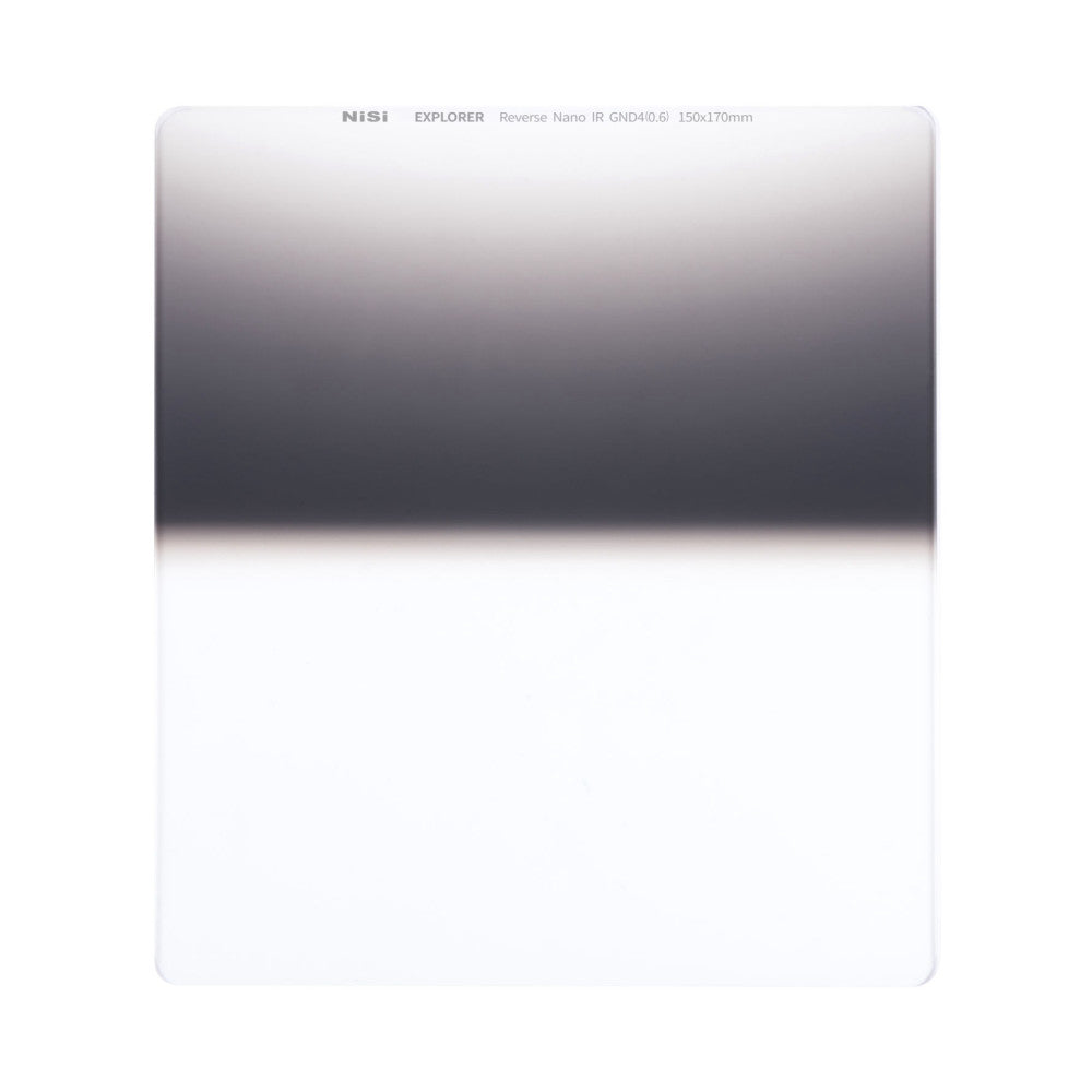 NiSi Explorer Collection 150x170mm Nano IR Reverse Graduated Neutral Density Filter - GND4 (0.6) - 2 Stop