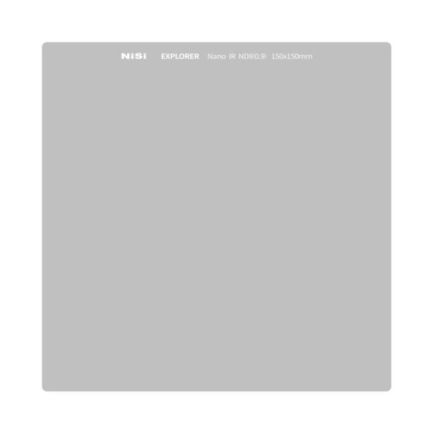 NiSi Explorer Collection 150x150mm Nano IR Neutral Density Filter - ND8 3 Stop