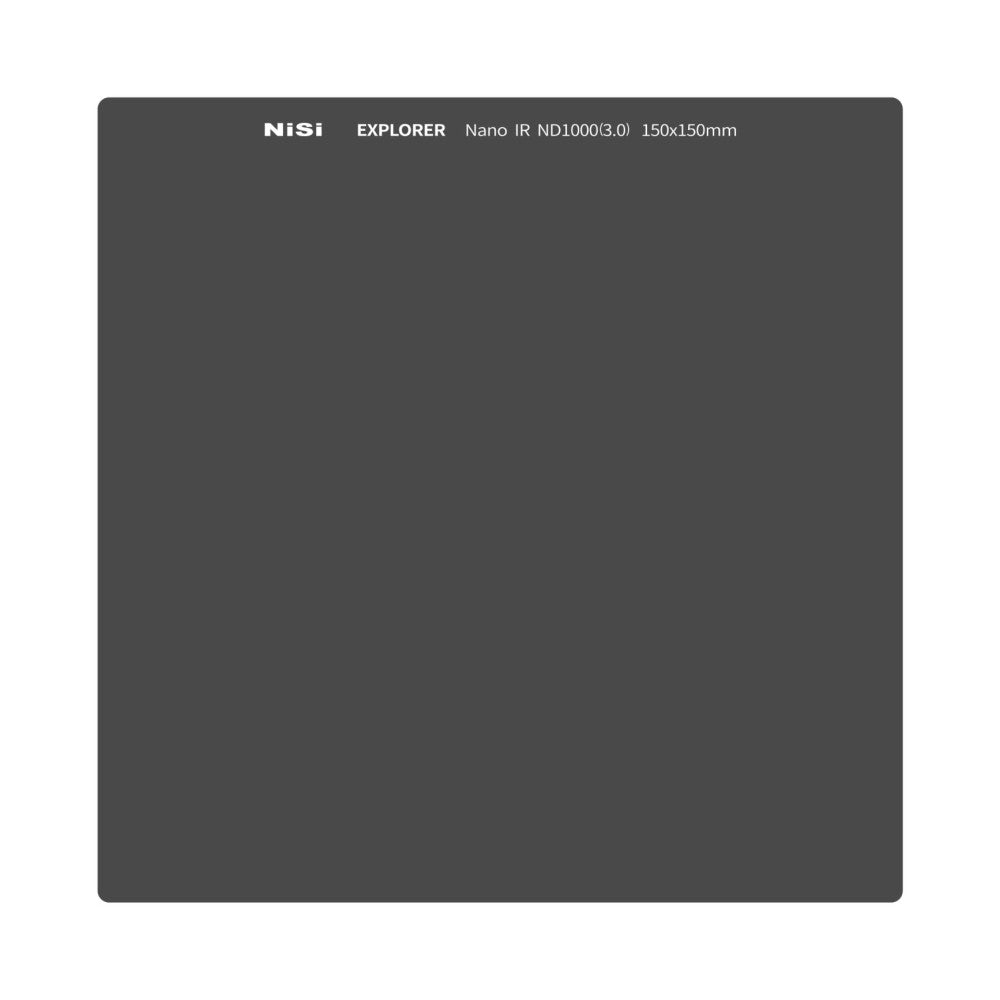 NiSi Explorer Collection 150x150mm Nano IR Neutral Density Filter ND1000 10-Stop